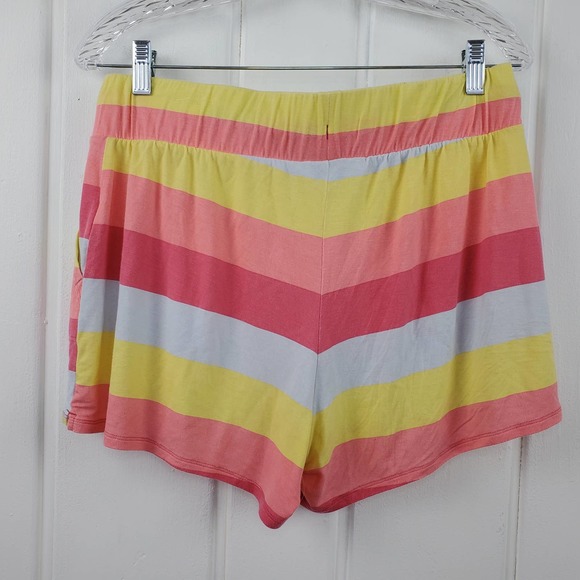 Wildfox Sorbet Striped Lightweight Drawstring Shorts Womens Size Medium - Picture 6 of 9
